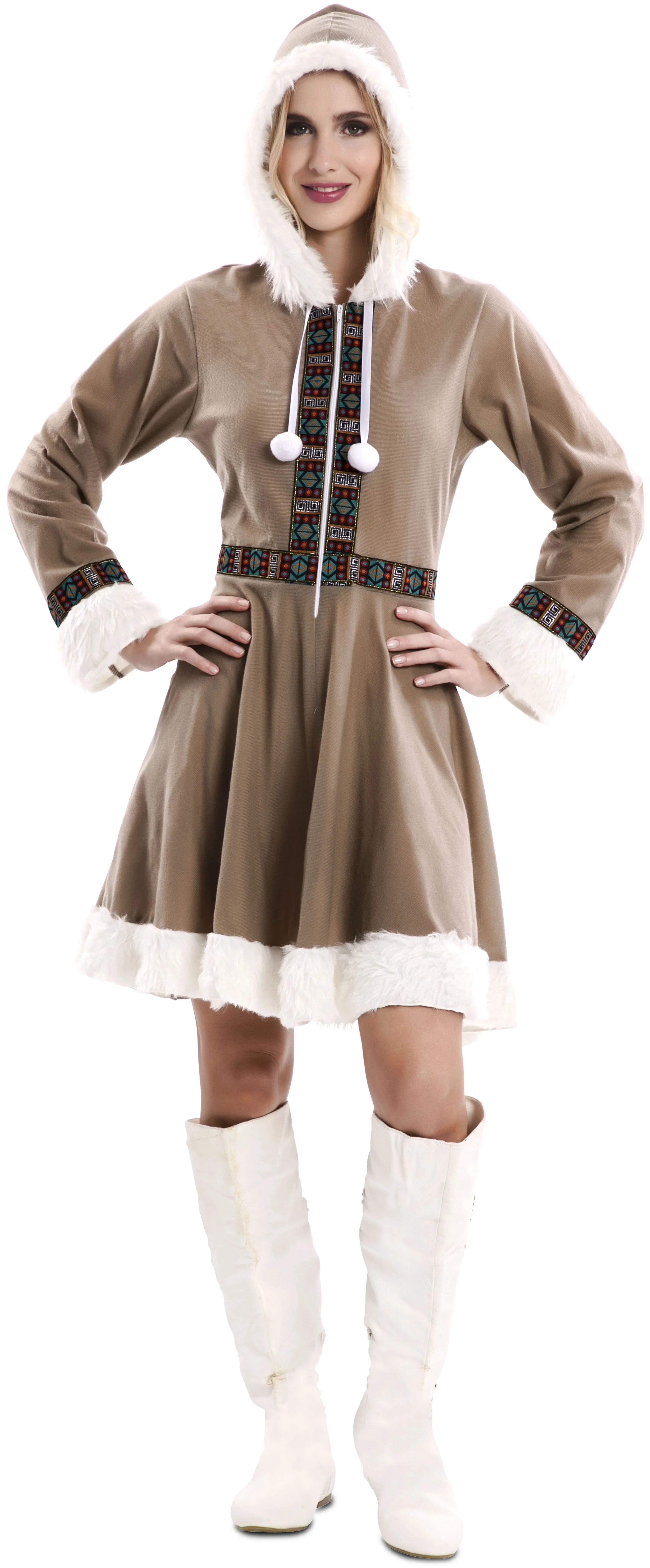 Disfraz de Esquimal Siberiano para Mujer Esquimal EuroCarnavales